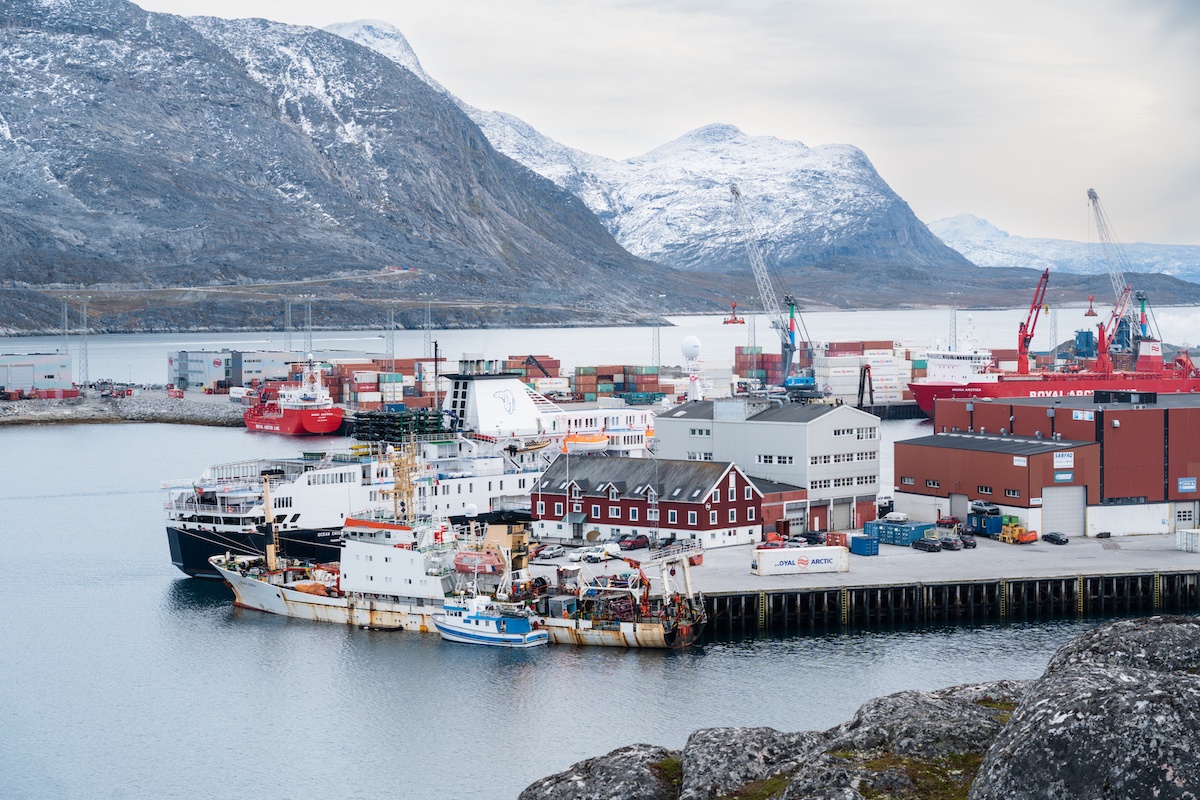 The harbour in Nuuk