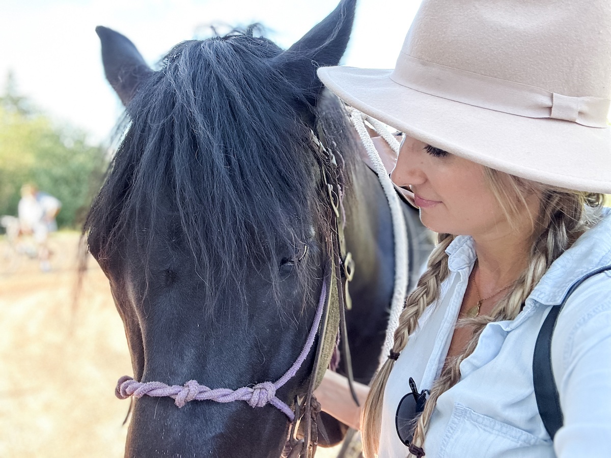 Horseback riding with Spirit Reins Ranch