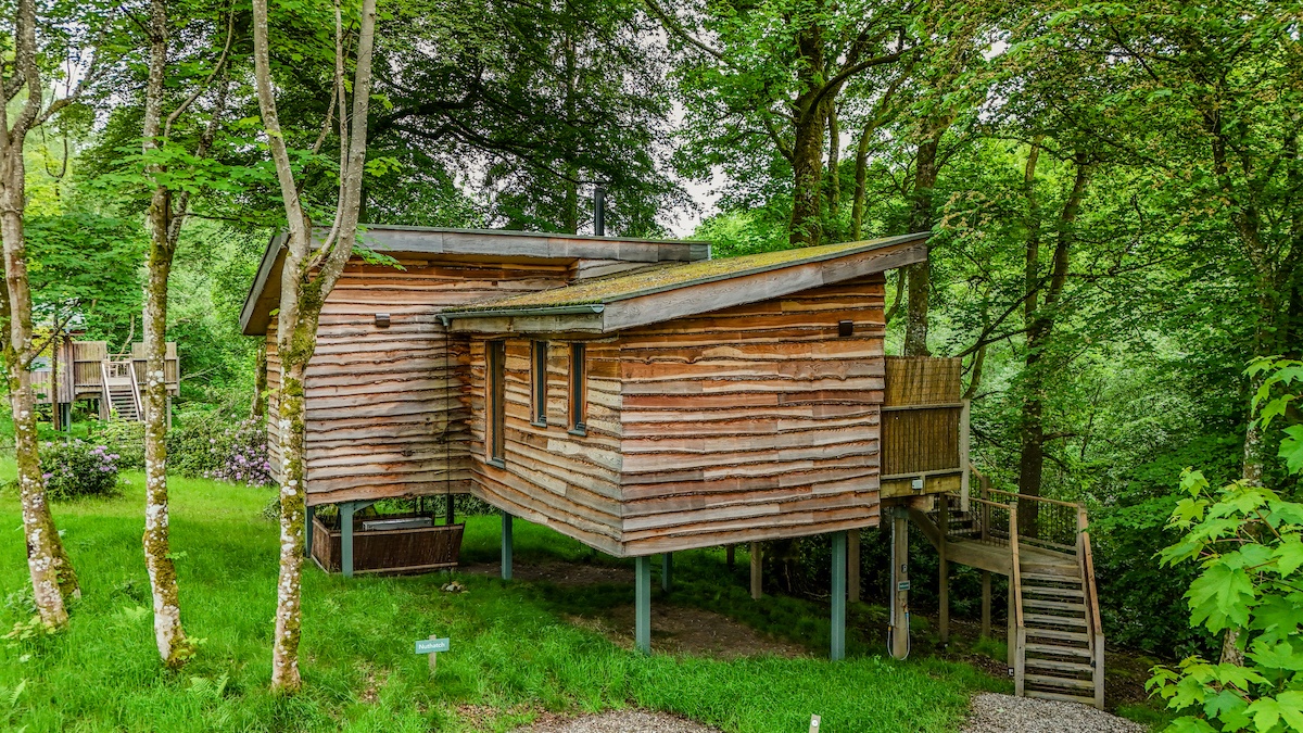 The Treehouses at Lanrick in Scotland