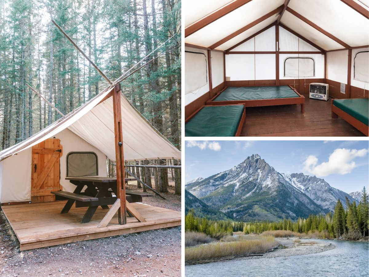 A Trappers Tent at Sundance by Basecamp
